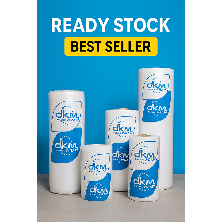 

PLASTIK BUBBLE WRAP POTONGAN 50M / BUBLE WRAP DKM PLUS KUALITAS PREMIUM TERMURAH