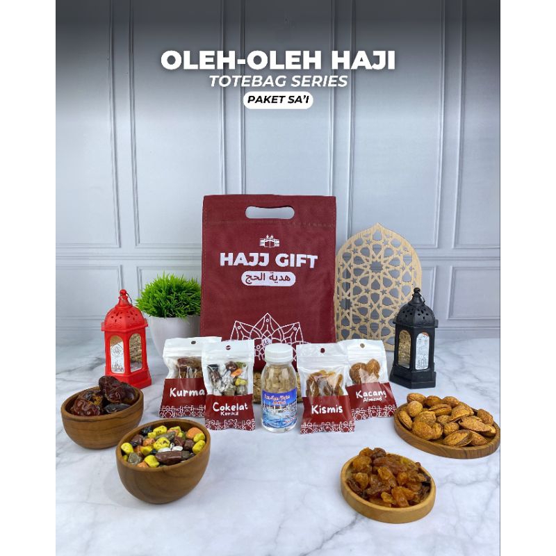 

Oleh Oleh Haji Oleh Oleh Umroh Paket Hampers Totebag Best seller