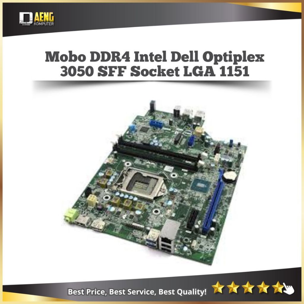 Motherboard Mainboard Mobo ddr4 Intel Dell Optiplex 3050 Sff Socket 1151 Original Murah