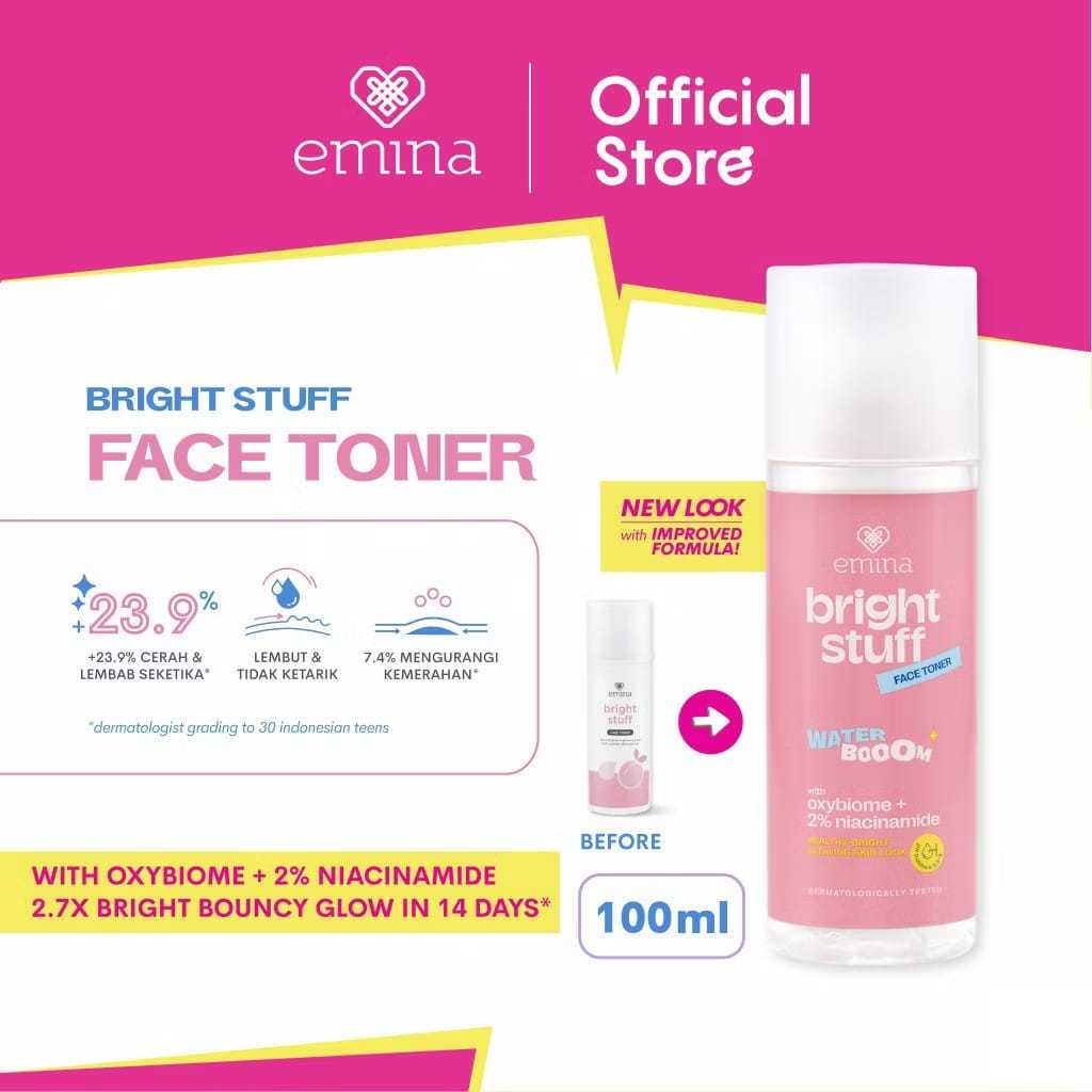 Emina Bright Stuff Face Toner / Toner Emina