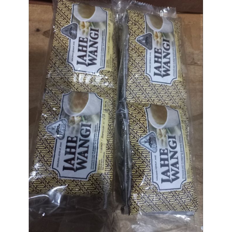 

minuman serbuk jahe wangi isi 10 per renceng
