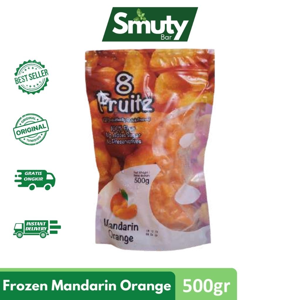

8Fruitz Frozen Mandarin Orange / Jeruk Mandarin Beku 500gr