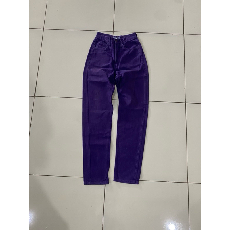 celana denim guess y2k avant garde