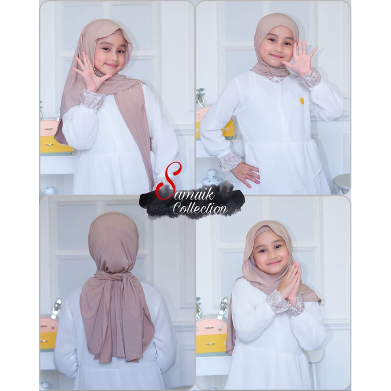 [1268] Pasmina Inner Anak | Jilbab Instan Bahan Jersey Anak Remaja