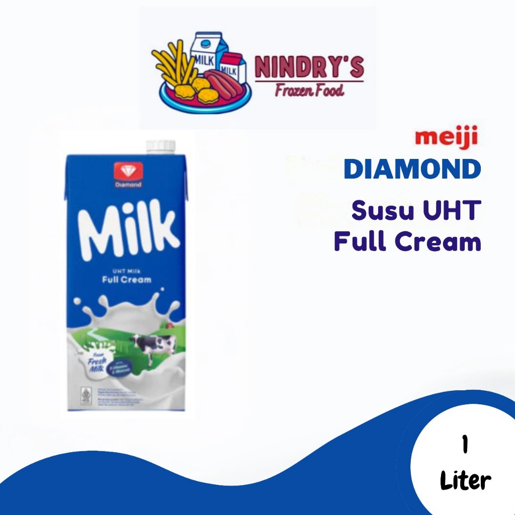 

DIAMOND SUSU UHT FULL CREAM MILK 1 LT