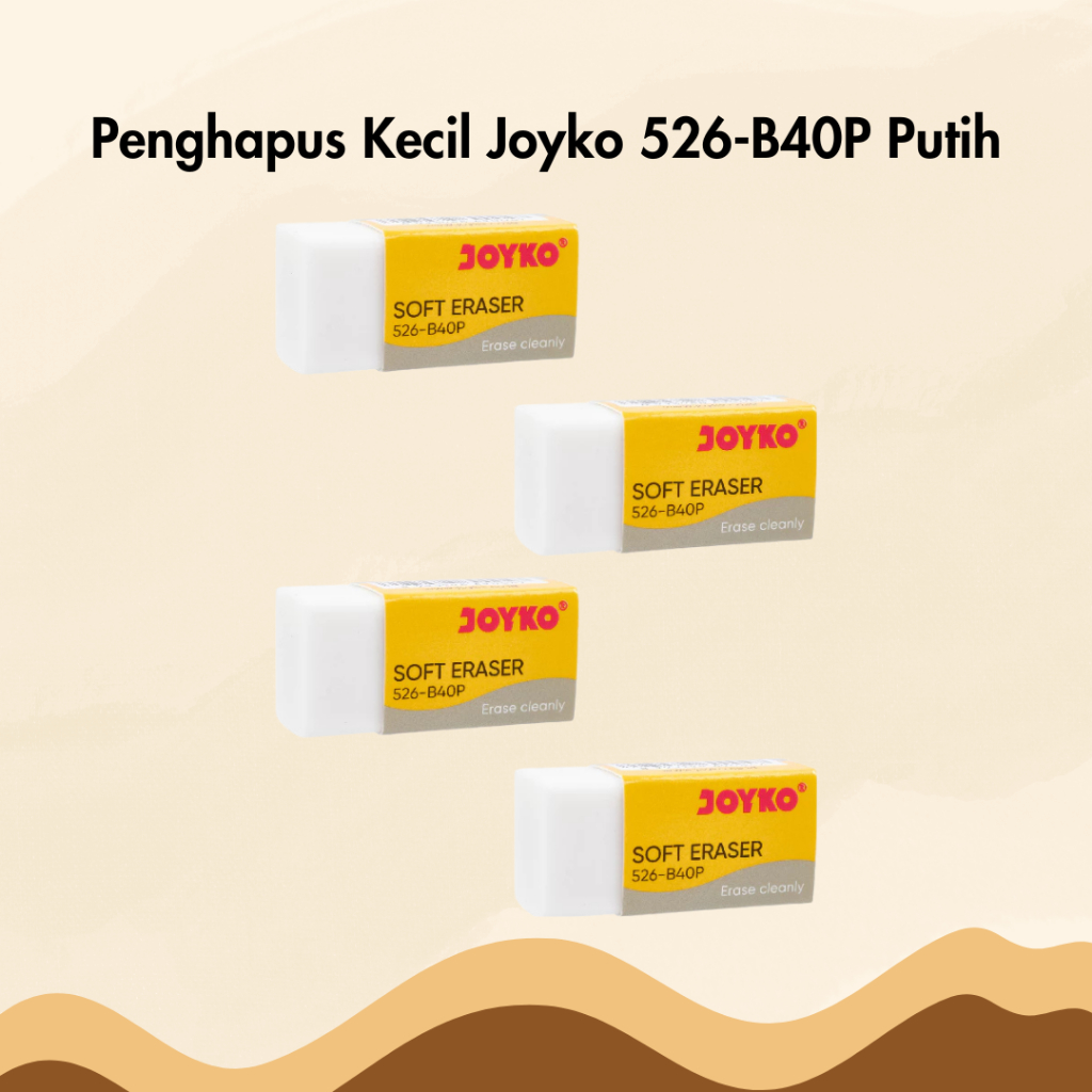 

Penghapus Joyko Putih Kecil 526-B40P Stip Setip Eraser