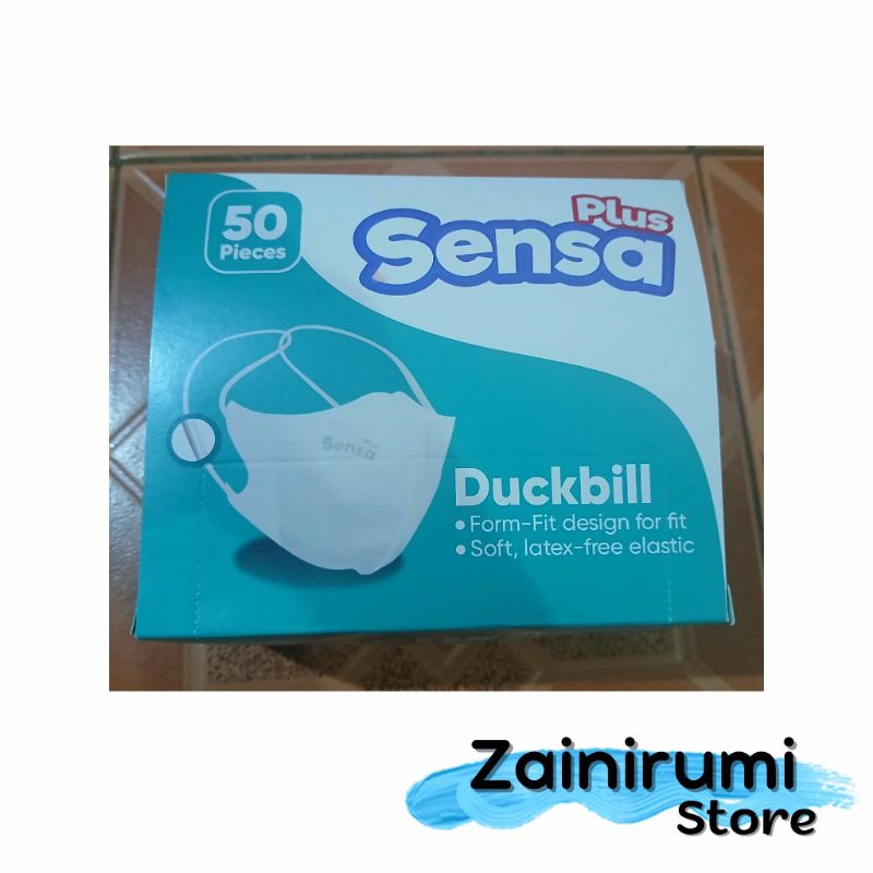 Masker sensa plus Duckbill hijab 4 Ply