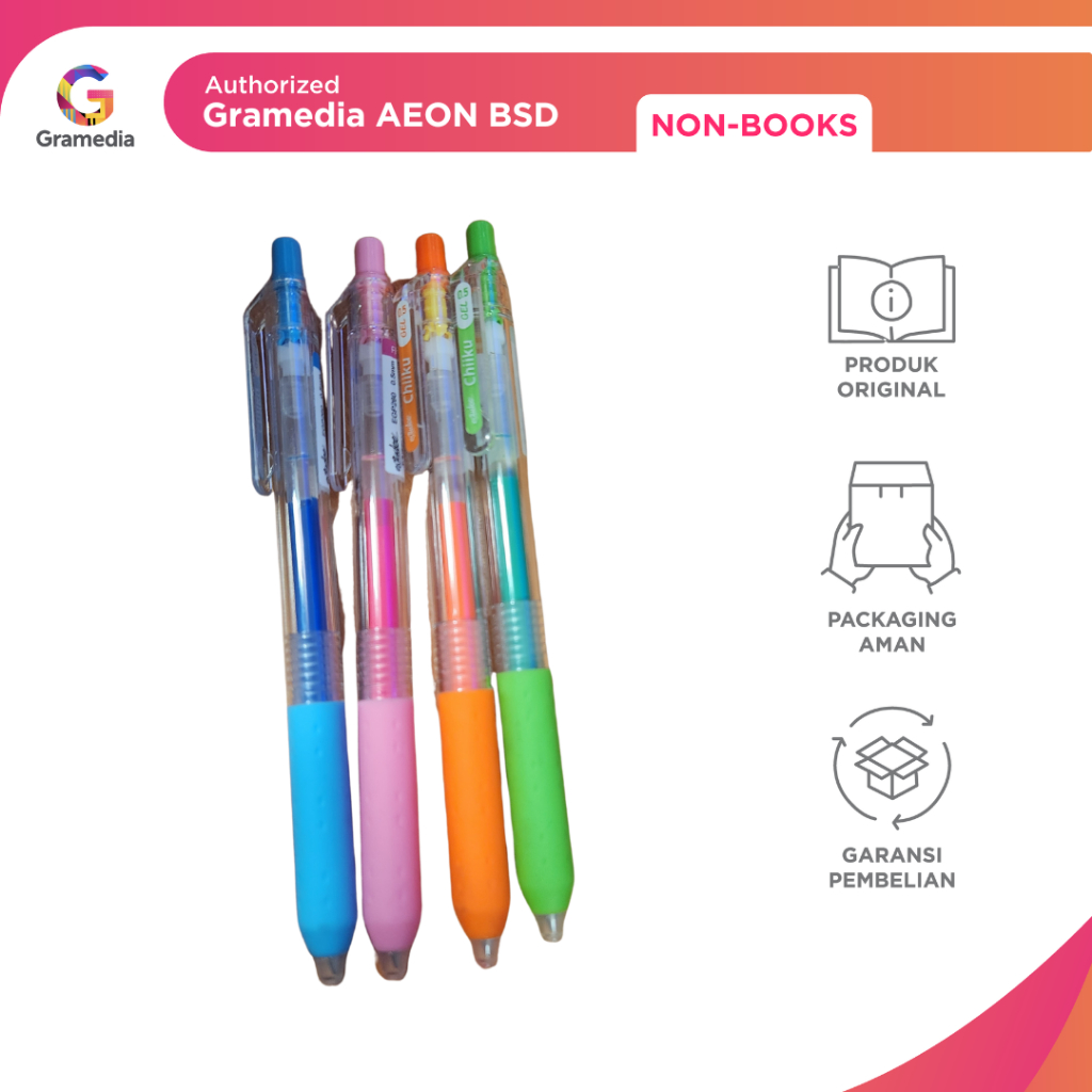 

GRAMEDIA BSD CITY - Estudee Chiiku EGP260 0.5mm Fluto Pink