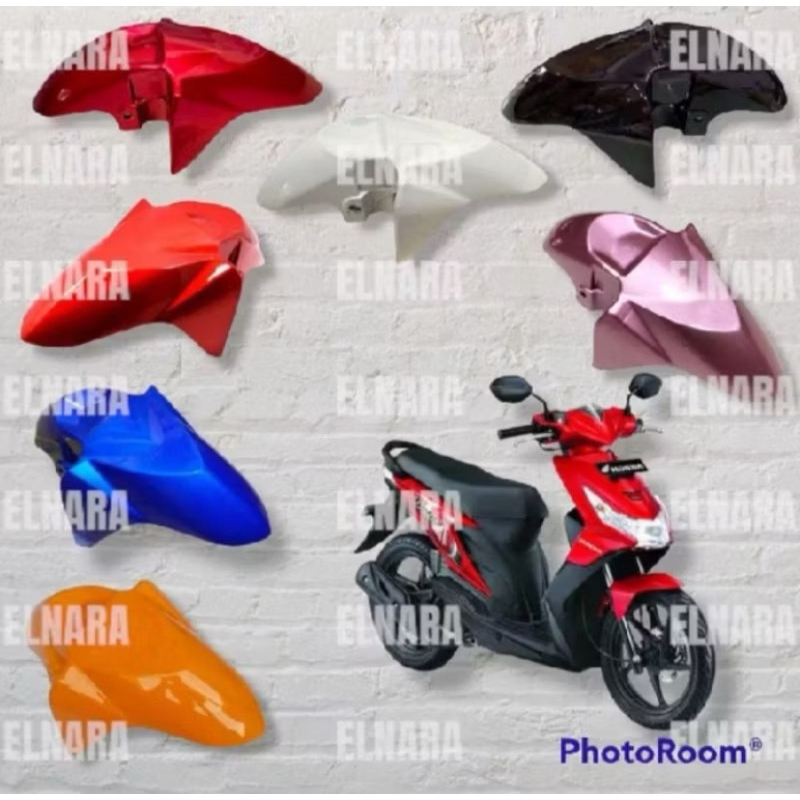 SPAKBOR SLEBOR DEPAN HONDA BEAT LAMA 2008-2010 BEAT KARBU ORI PRESISI DIPASANG