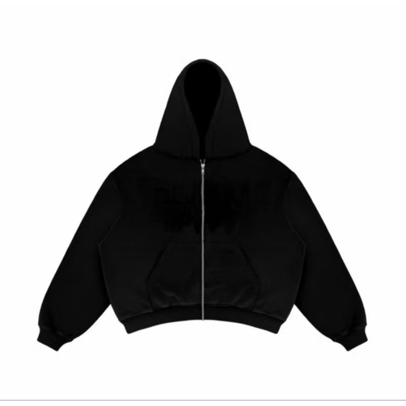 hoodie ziper boxy from satisfaction