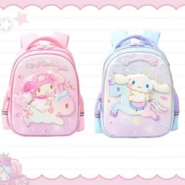 Tas Sekolah Import Tas Sekolah Anak Cinnamoroll Ransel Sekolah Melody Tas Sekolah SD Kuromi