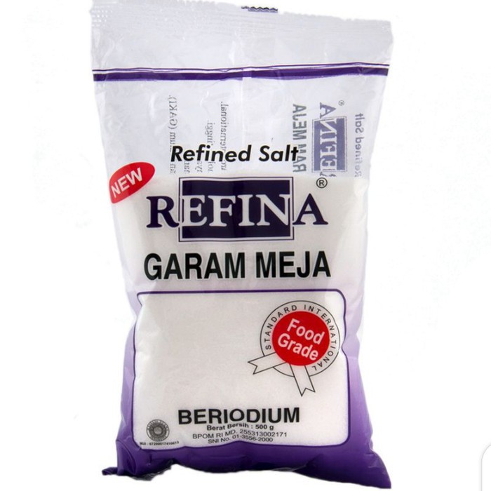 

Refina Garam Meja Murni 500g – Garam Putih, Halus, dan Bersih