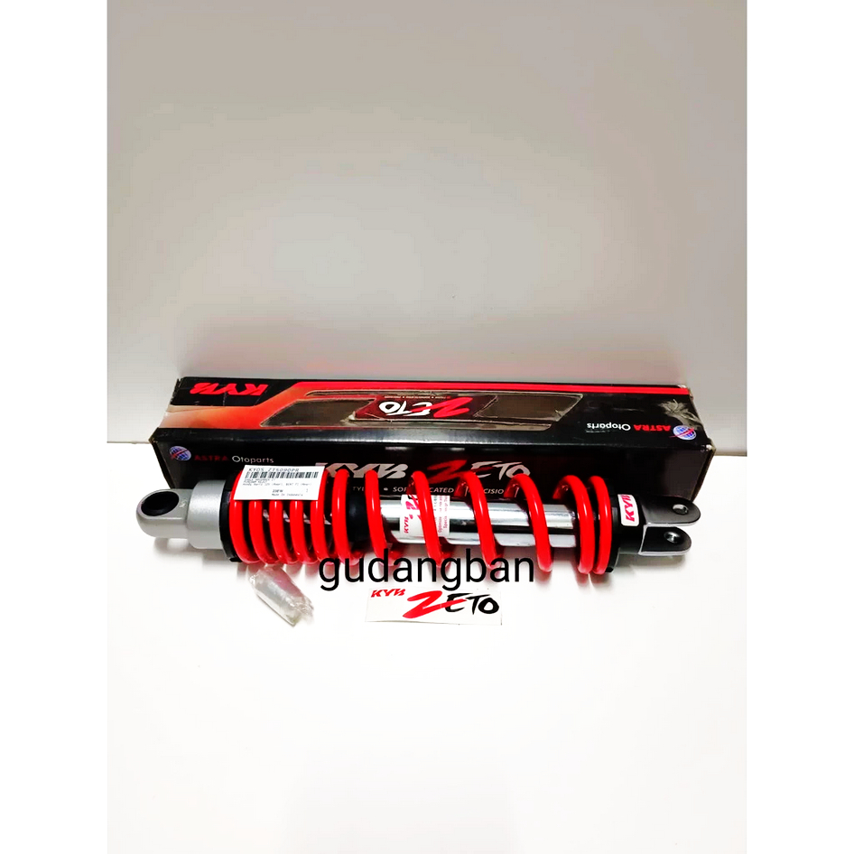 KYOS-ZT5090 SHOCKBREAKER KAYABA ZETO [ MERAH KUNING BIRU ]BELAKANG Honda vario Beat all varian 32 CM