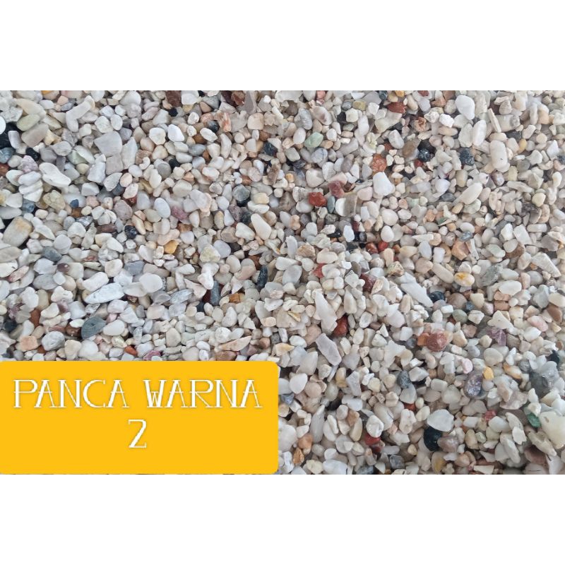 Batu Hias Pancawarna – Batu Sikat Taman/Aquascape/Tabur Kering (500g)