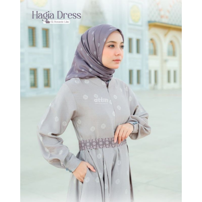 Gamis Hagia Dress By Attin ( Gamis Dan Belt Saja, Tanpa Outer)