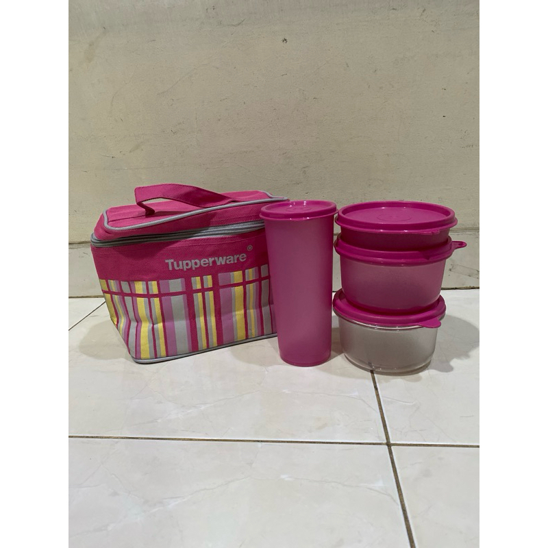 PrelovedTupperwareSetPink/LunchboxSet