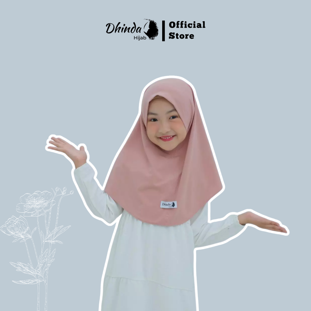 Dhinda hijab - Bergo antem kids size xs