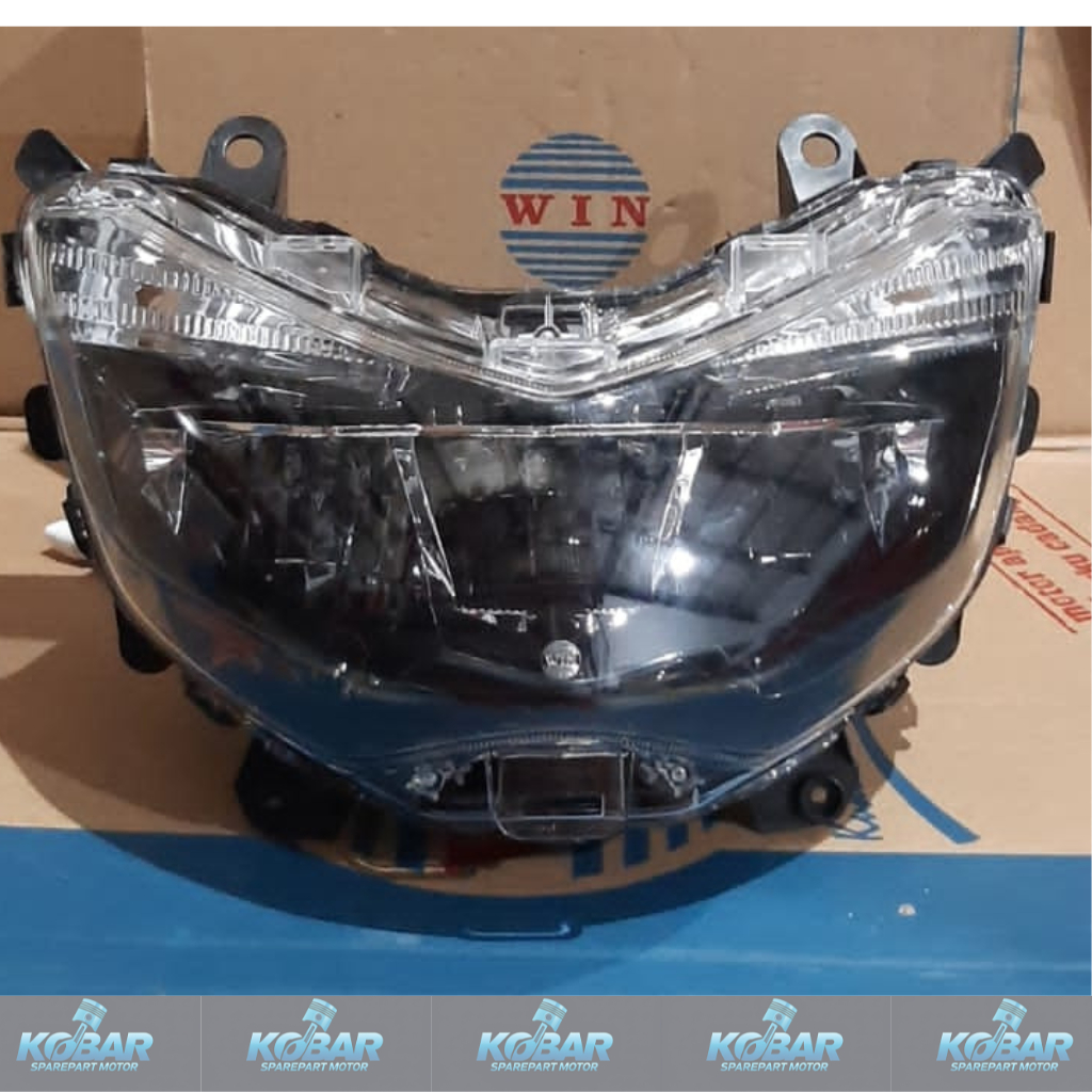 WIN- LAMPU/REFLEKTOR DEPAN + LED N MAX/ N MAX LAMA/ N MAX OLD/ N MAX TAHUN 2015-2016-2017-2018-2019