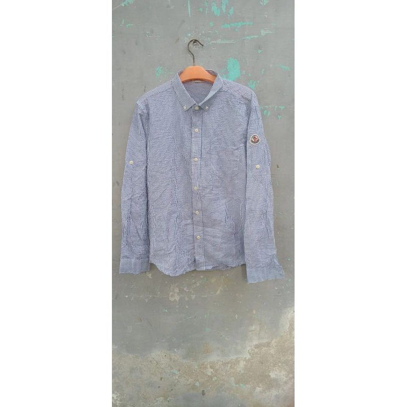 Kemeja salur Moncler