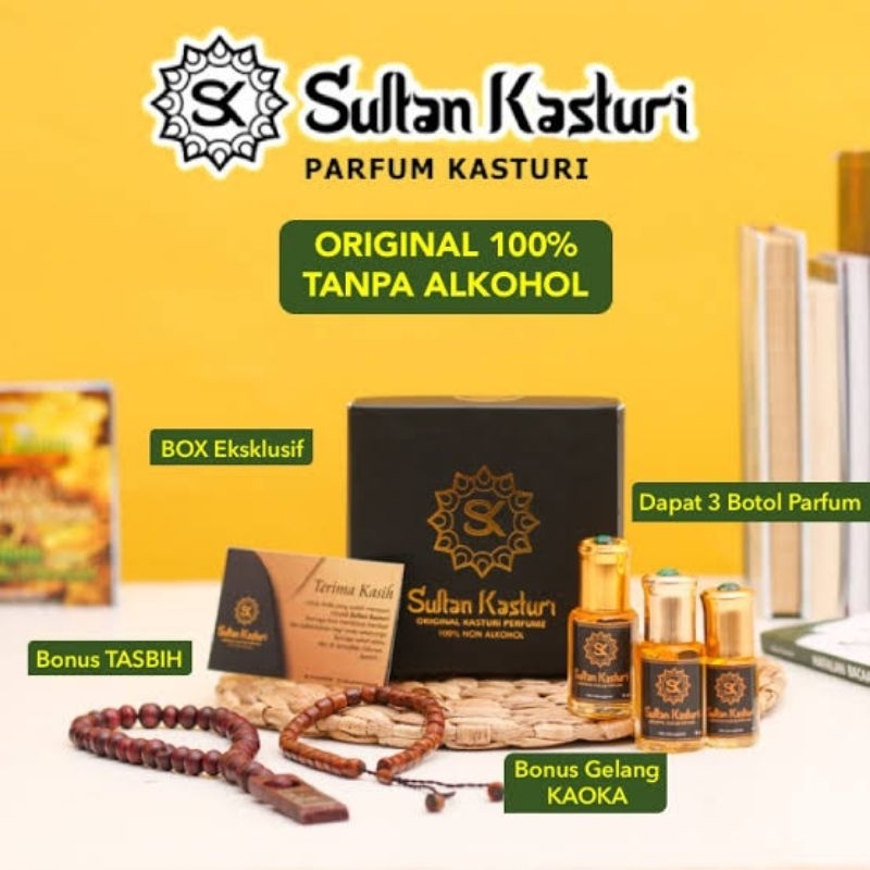 Sultan Kasturi Minyak Wangi 100% Original