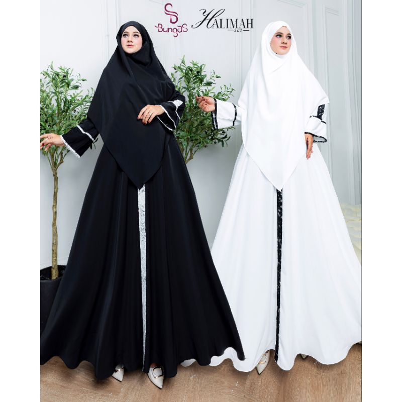 Halimah set syari by Bungas