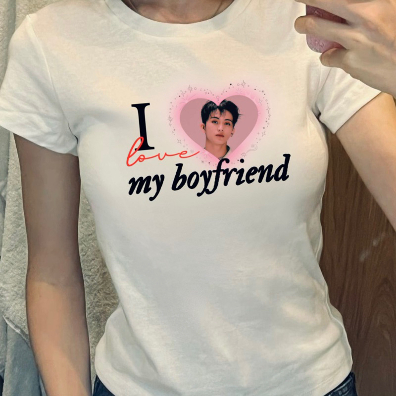 [free custom] i love bf / gf tshirt  || KAOS CUSTOM NCT/KPOP/BUCIN AESTHETIC TERMURAH