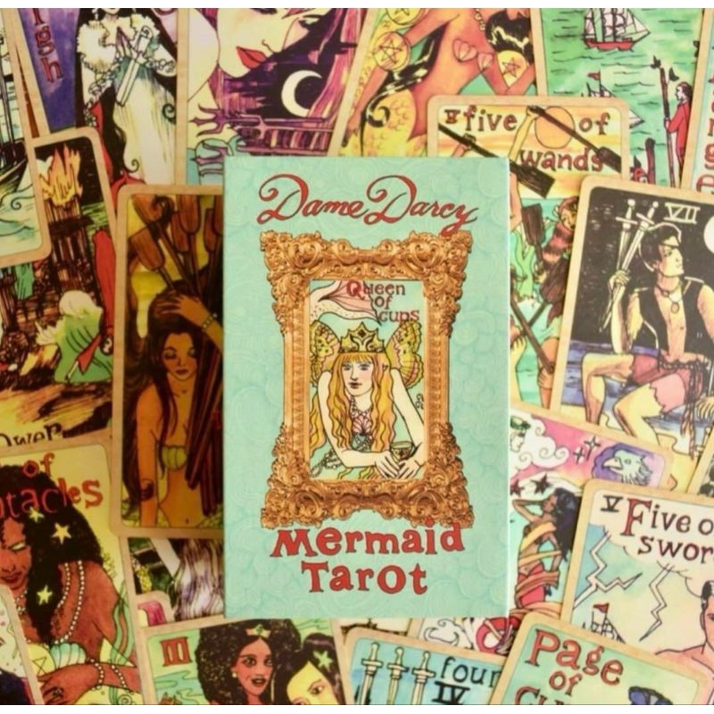 Dame Darcy Mermaid Tarot 78 deck Green box