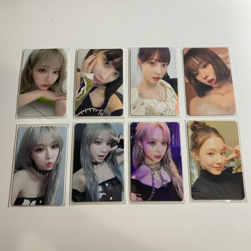 photocard winter aespa official my synk bracelet pos savage season greeting pink christmas lucky car