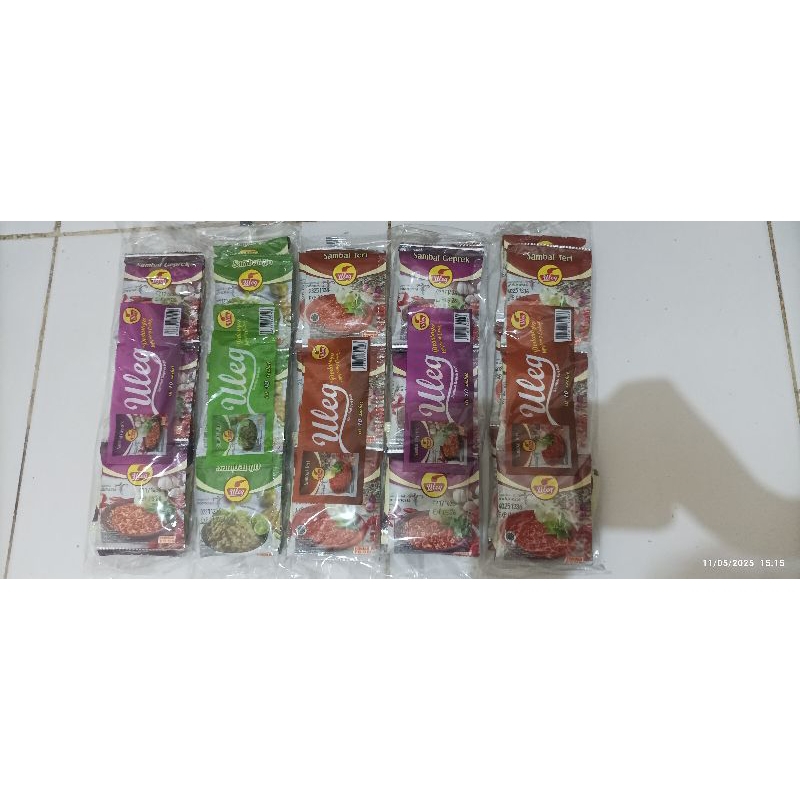 

Forcysn Sambal Uleg Finna 1 Renceng Isi 10 Sachet, All Varian Sambal