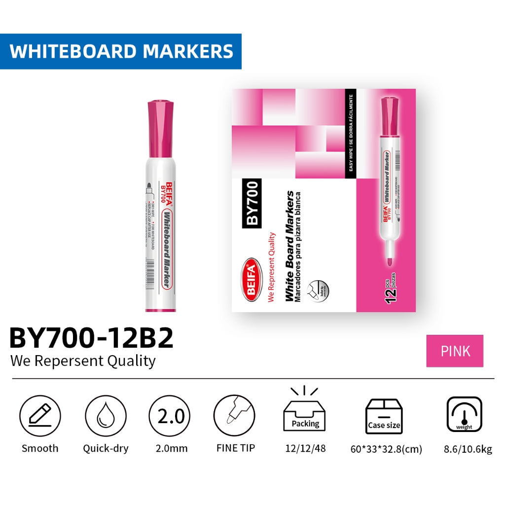 

Jual Produk Beifa Spidol Whiteboard 8 Warna BY700 Include Penghapus, Tinta Cerah, Tidak Mudah