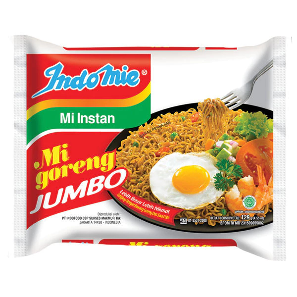

Indomie Mie Goreng JUMBO Instant Noodles 129 gr