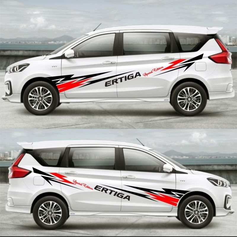 Sticker mobil Ertiga sticker list terlaris mobil Suzuki Ertiga stiker mobil Ertiga terlaris keren