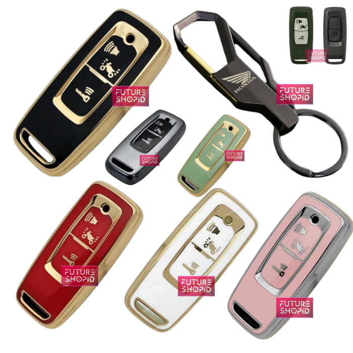 Casing Remote Keyless TPU untuk PCX ADV Vario 160 Scoopy Stylo Beat Deluxe
