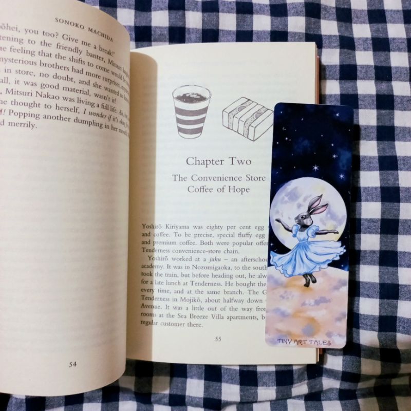 

Bookmark Bunny Series A 'Once in A Blue Moon' by Reen
