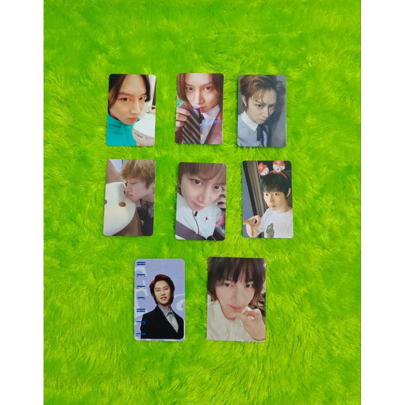 photocard pc super junior heechul