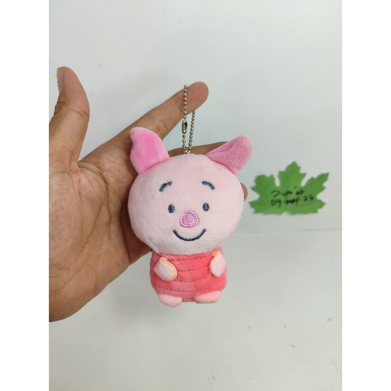 boneka piglet Winnie the pooh mini keychain