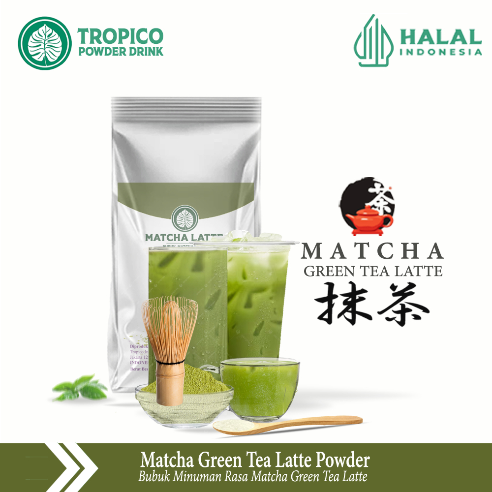 

Bubuk Minuman Matcha Green Tea Latte - TROPICO Powder Drink