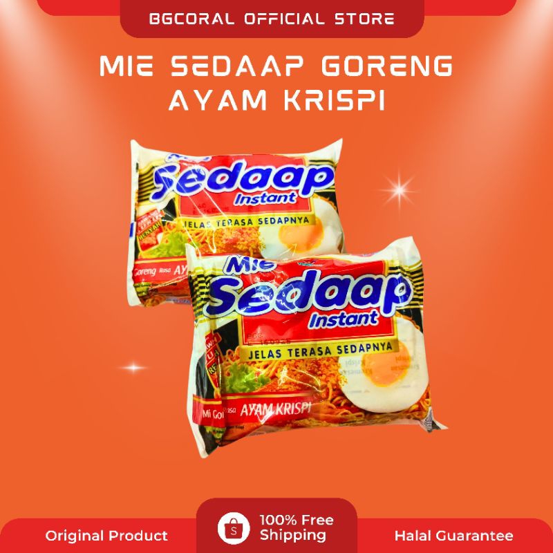 

Mie sedaap goreng ayam krispi