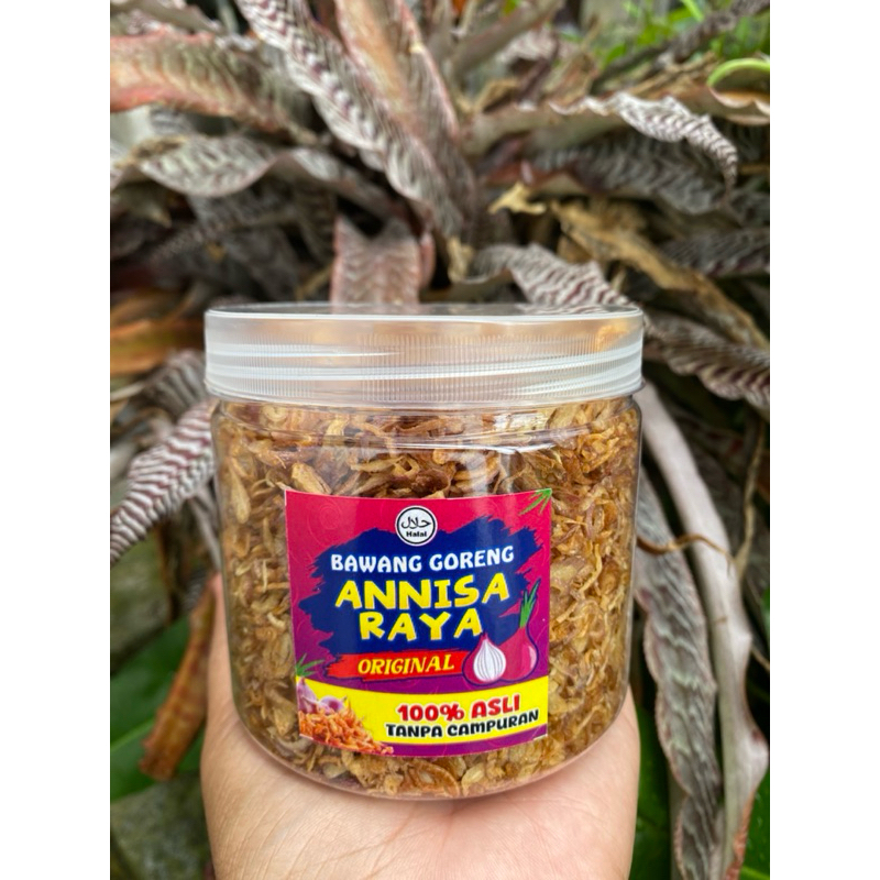 

Bawang Merah Goreng Premium Tanpa Tepung (Toples Sedang 185gr)