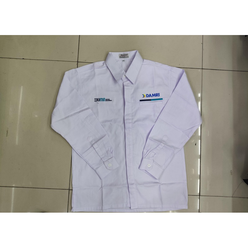 KEMEJA DAMRI BORDIR (BISA CUSTOM LOGO)