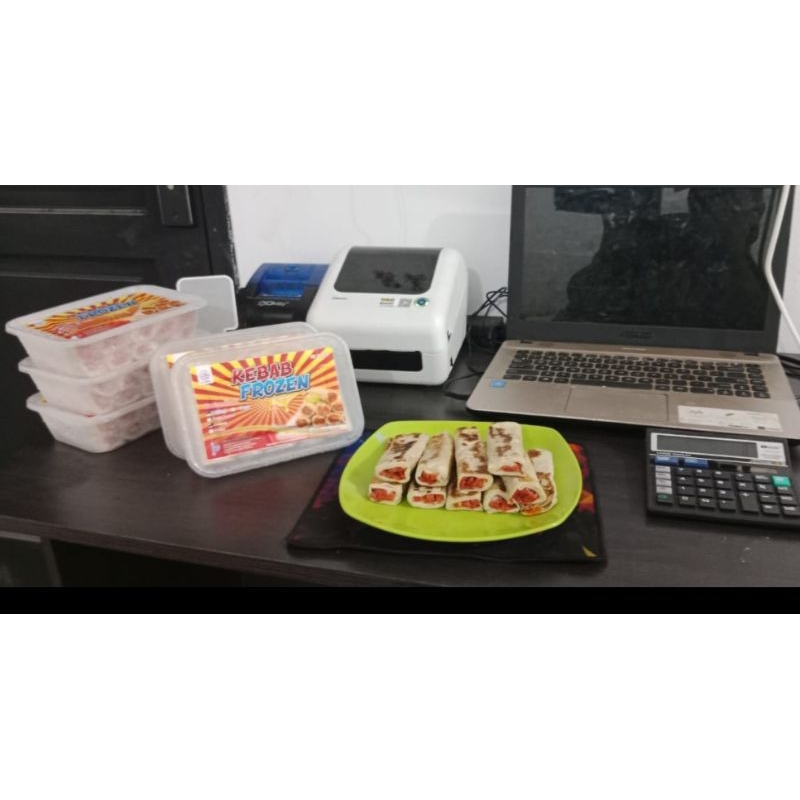 

kebab frozen varian rasa original full beef isi 10pcs