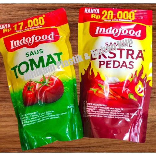 

Indofood Extra Pedas 1kg Pouch / Indofood Tomat 1kg Pouch