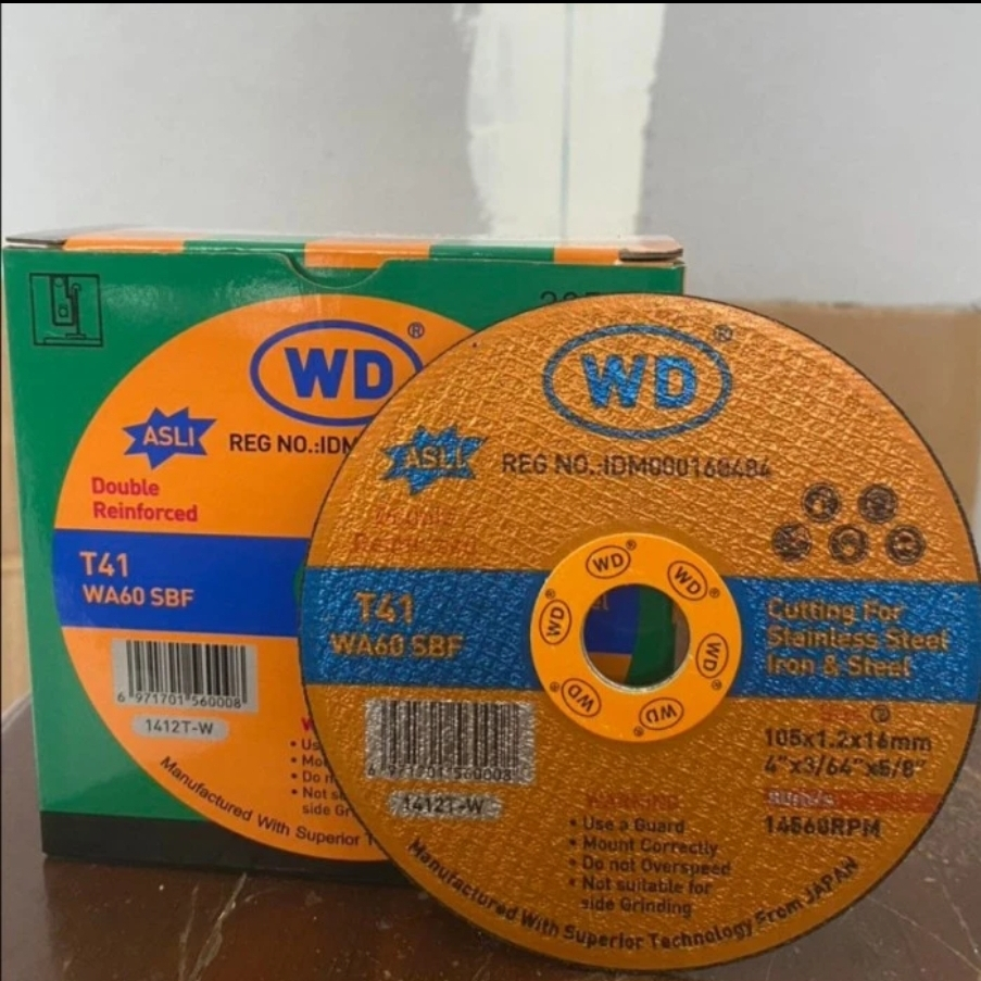 WD Mata Gerinda Potong 4 Inch / WD cutting Wheel 4 inch