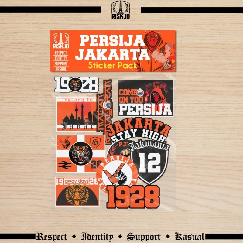 

Stiker Pack Persija Jakarta - 10pcs Vinyl Glossy Koleksi Suporter by risk.id