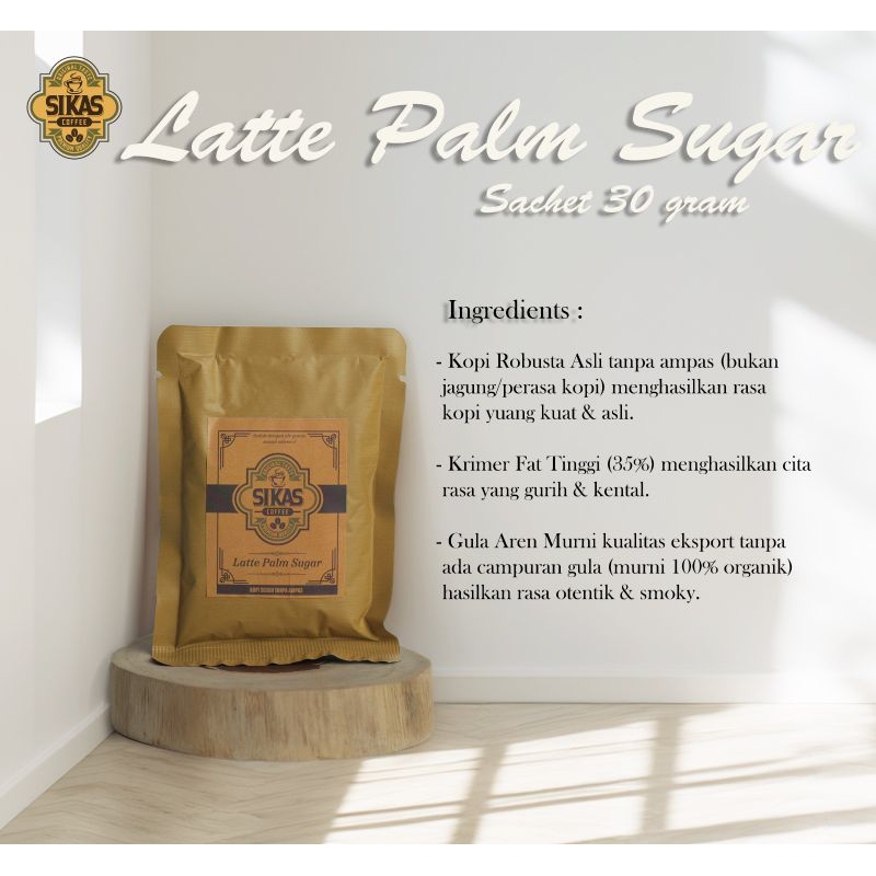 

KOPI AREN LATTE SACHET TANPA AMPAS SIAP SEDUH / 12PCS