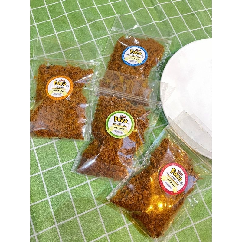 

(BELI 2 FREE GIFT) Abon Ayam dan Sapi (115gr) 100% daging tanpa campuran No Pengawet