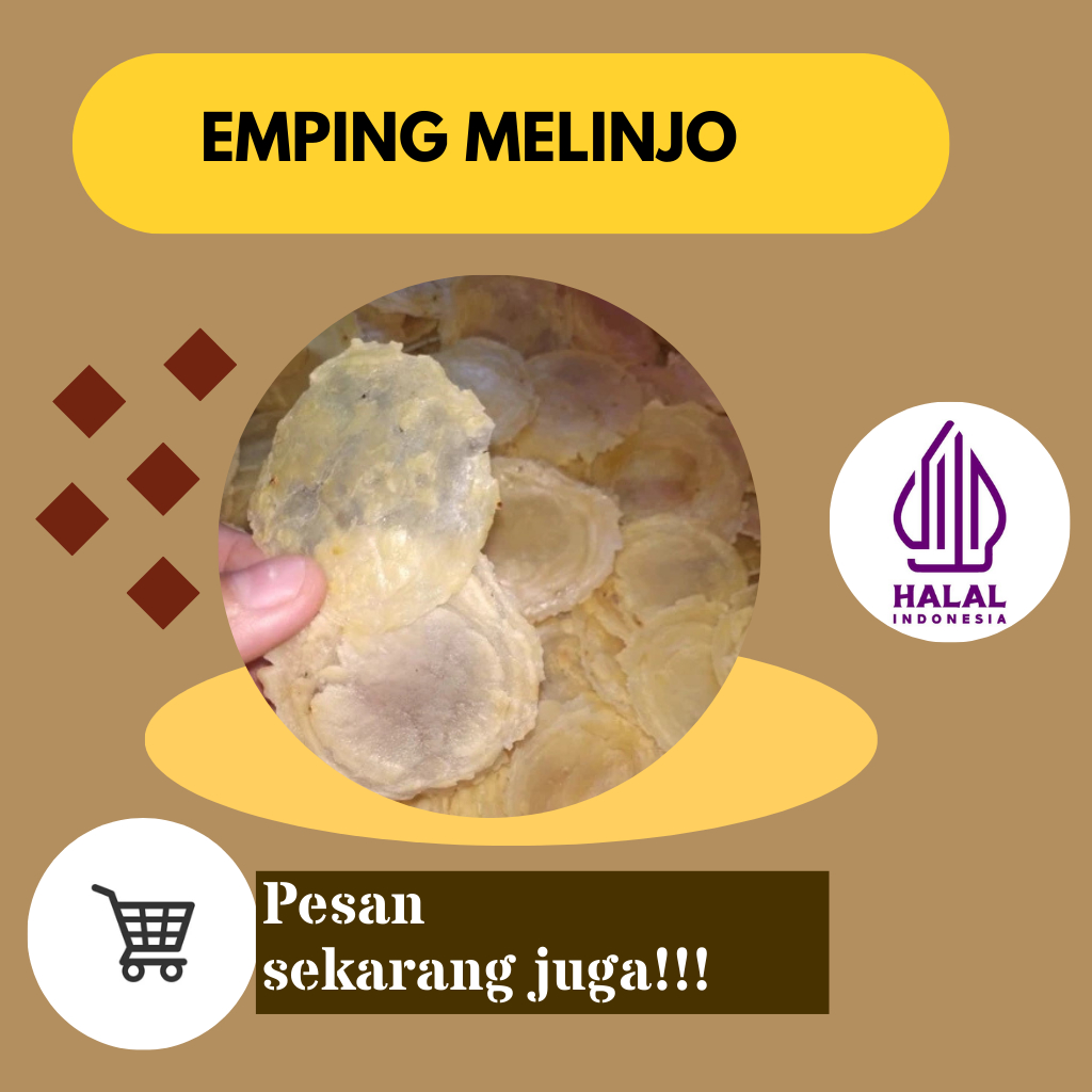 

Kerupuk emping melinjo mentah Keripik emping mlinjo