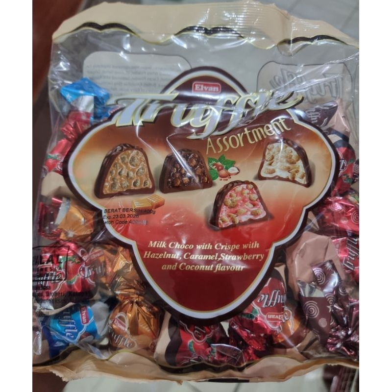 

Coklat Truffle | Coklat Truffle Elvan 400gr Oleh Oleh Haji dan Umroh | Coklat Truffle Turki