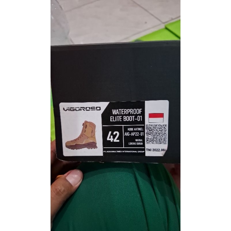 SEPATU PDL GURUN TNI POLRI JATAH LEBANON VIGOROSO