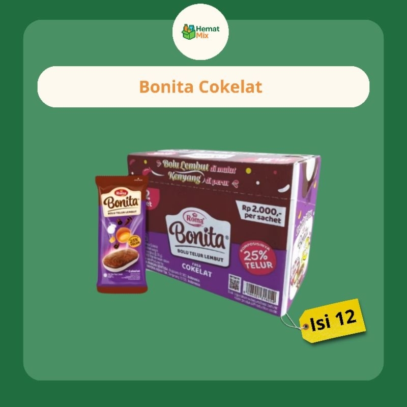 

Paket Bonita Biskuit 2 Dus – Cokelat & Keju Susu (1 Dus = 1 Varian, 12 pcs/dus)